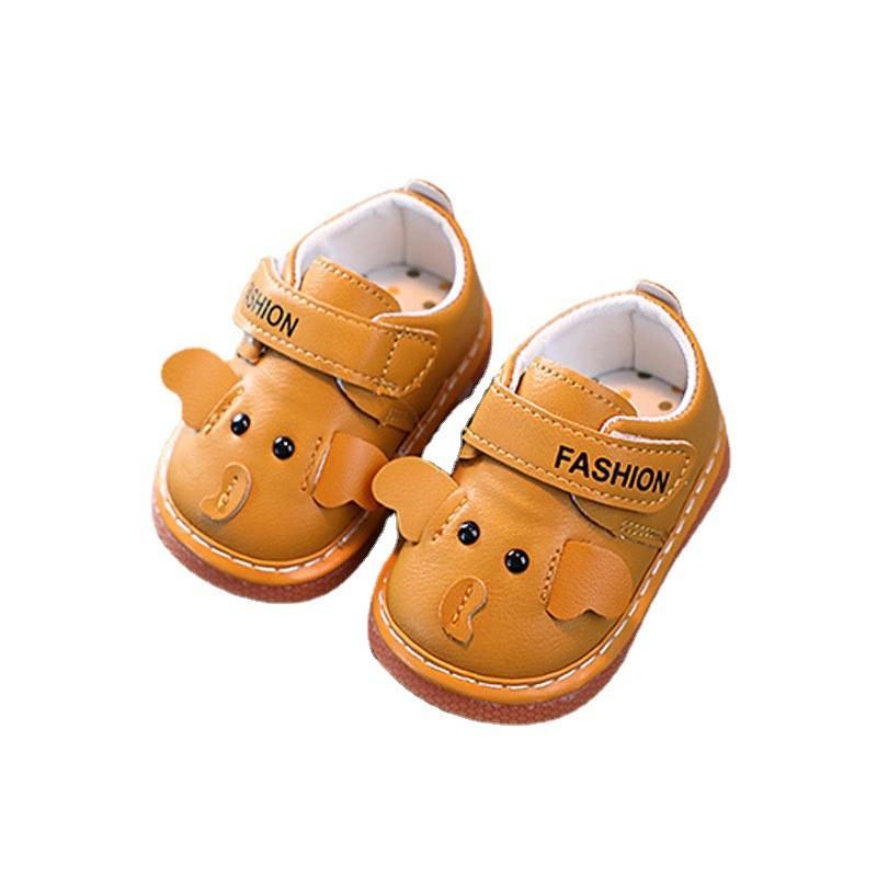 Kleinkind Babyschuhe Mit Cartoon-Design Und PU-Obermaterial Für Frühe Läufer