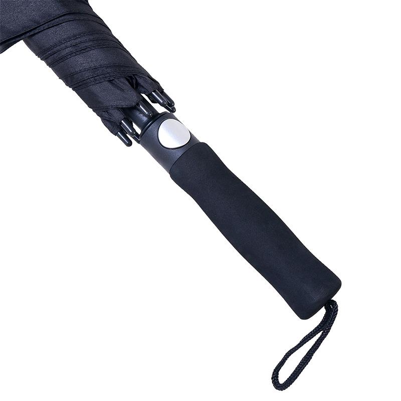 Jieguo Windproof Automatic Golf Umbrella - Large Dual-Use, Sun & Rain Protection for Two, Customizable Print LOGO