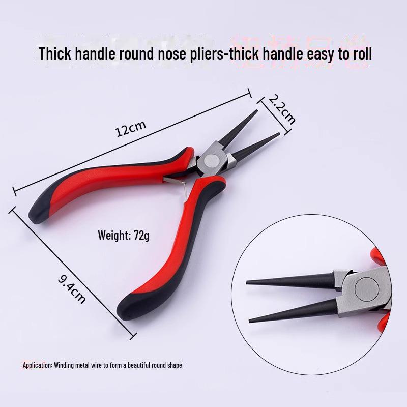 DIY Jewelry Needle-Nose Pliers: Handmade Accessory Tool for Bracelets, Necklaces, and Pearl Stringing.