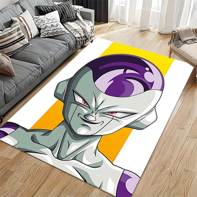 Purple Alien Warrior Portrait suitable as a non-slip mat for the living room or bedroom sofa