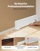 Baseboard Heater Covers, Basic Series 916 Mm Standard Electric Heating Unit Front Cover for Home Improvement, Heavy-duty Steel, Easy Installation for