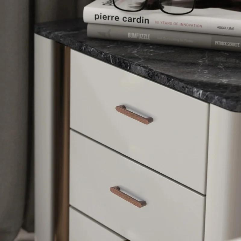 Nordic Wooden Cabinet Handle Cupboard Door Knob and Handle Kitchen Drawer Pulls Wardrobe Door Handles for Furniture Hardware