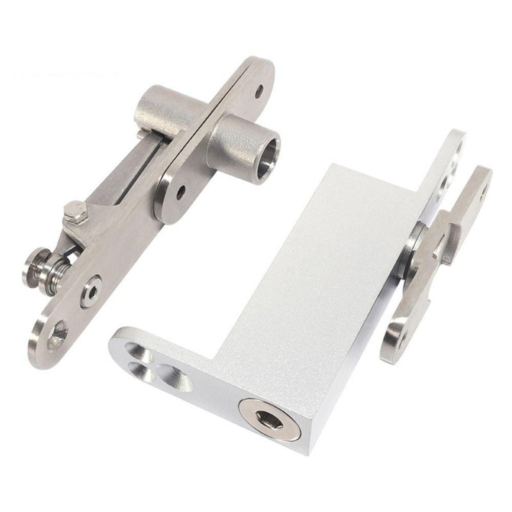 Hydraulic Automatic Hidden Door Hinges 360 Degree Rotating Heaven Earth Hinge  Doors Shaft