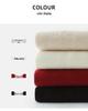 Women's V-Neck Cashmere Sweater - Autumn/Winter Warm, Elegant Knit, Solid Color, Thick Cable Knit Base Layer Top