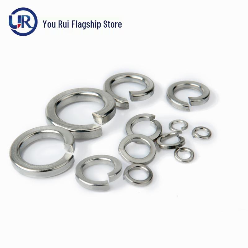 304/316L Stainless Steel Anti-Loosening Spring Washer 2205 - Thickened Elastic Metal Round Gasket GB93