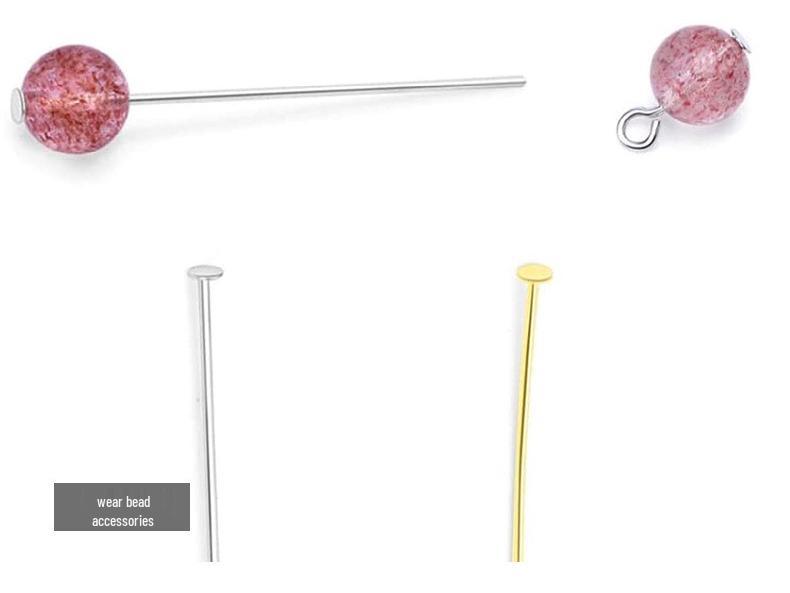 Accesorios para Hacer Joyería DIY Hecha a Mano: Alfileres Planos y de Cabeza T para Collares y Pulseras