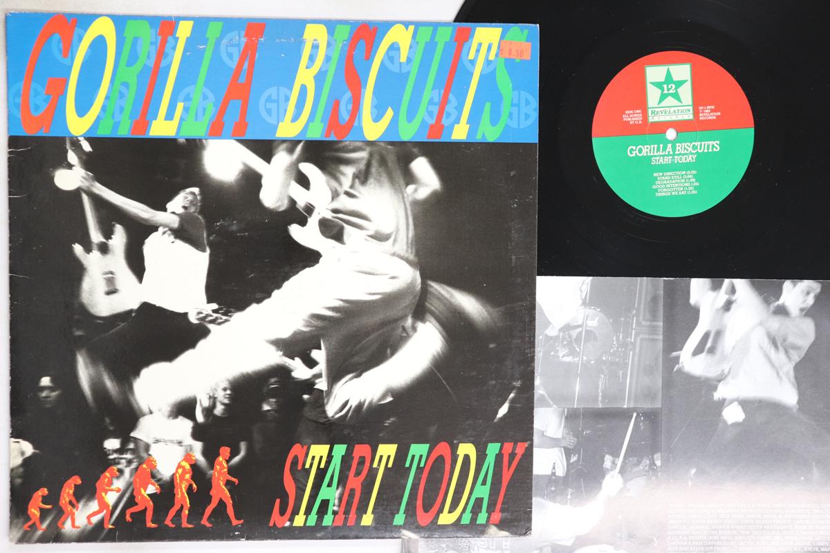 

LP Record GORILLA BISCUITS - Start Today REVELATION12 REVELATION 1989 US Rock Used