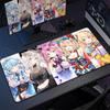Kawaii Desk Carpet Office Gaming Accessories Hololive Yukihana Lamy Mouse Pad Large Laptop Keyboard Mat Non-slip PC Computer Rug