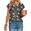 Women's Loose-Fit Fashionable Casual Retro Print T-Shirt