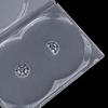 Full Wrap Plastic Storage for  3 Disc Clear Movie Box DVD Case Disc Holders CD Bags