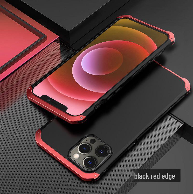 Apple iPhone 13/12 Pro/Max TPU & Metal Frame Protective Case by Three ELEMENT