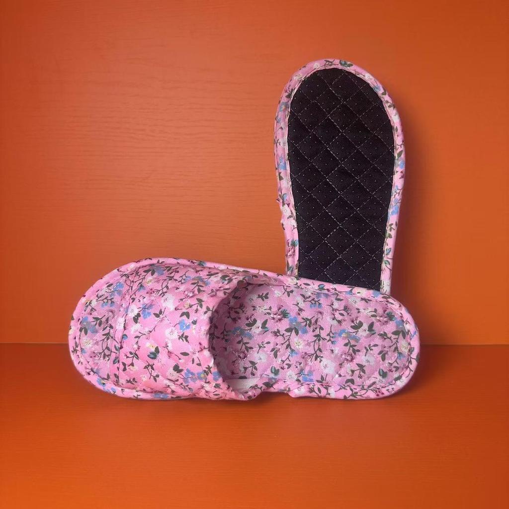 Karierte Baumwolle Weiche Sohle Indoor Rutschfeste Hausschuhe - Geräuschlos, Bequem, Vier-Jahreszeiten-Schuhwerk