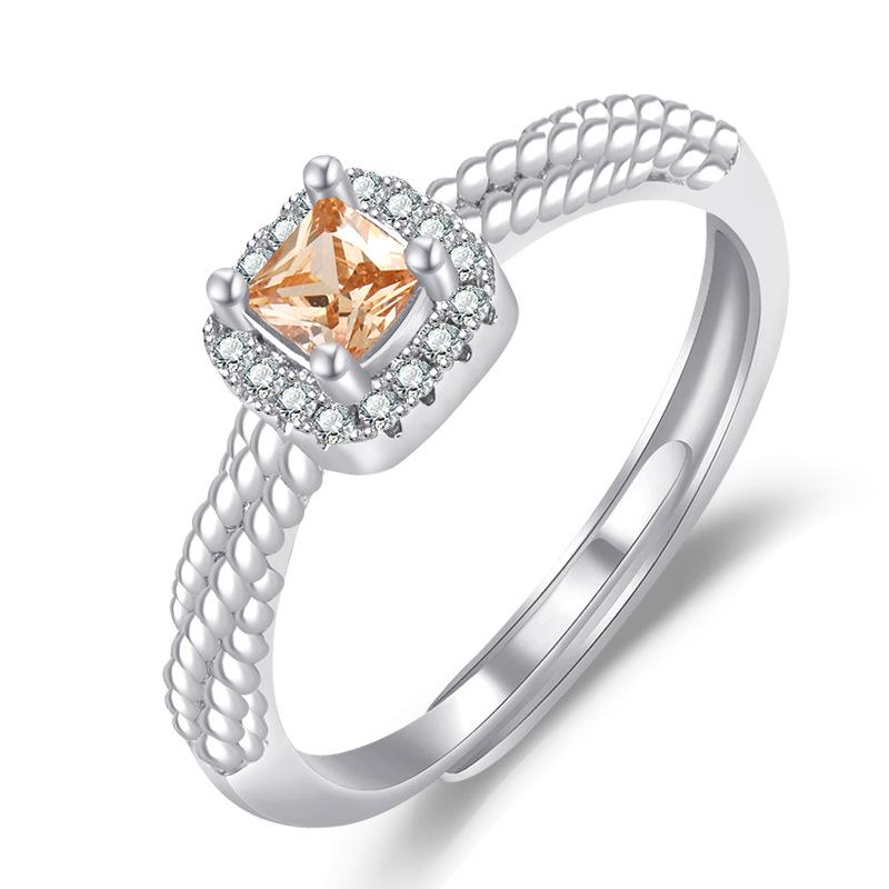 NEW 925 Sterling Silver AAA Zircon Rings For Women Love Heart Engagement Wedding Ring Luxury Charm Fashion Jewelry Party Gift