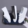 Spring Women Flats Ladies Slip On Ballet Flats Female Loafers Leather Shoes Women Casual Boat Shoes White Black Sneakers WSH3573