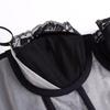 French Thin Cup Lace Push Up Bra Set Sexy Women Body Shaper Underwear Romantic Silk Bralette With Panties Lingerie Sets