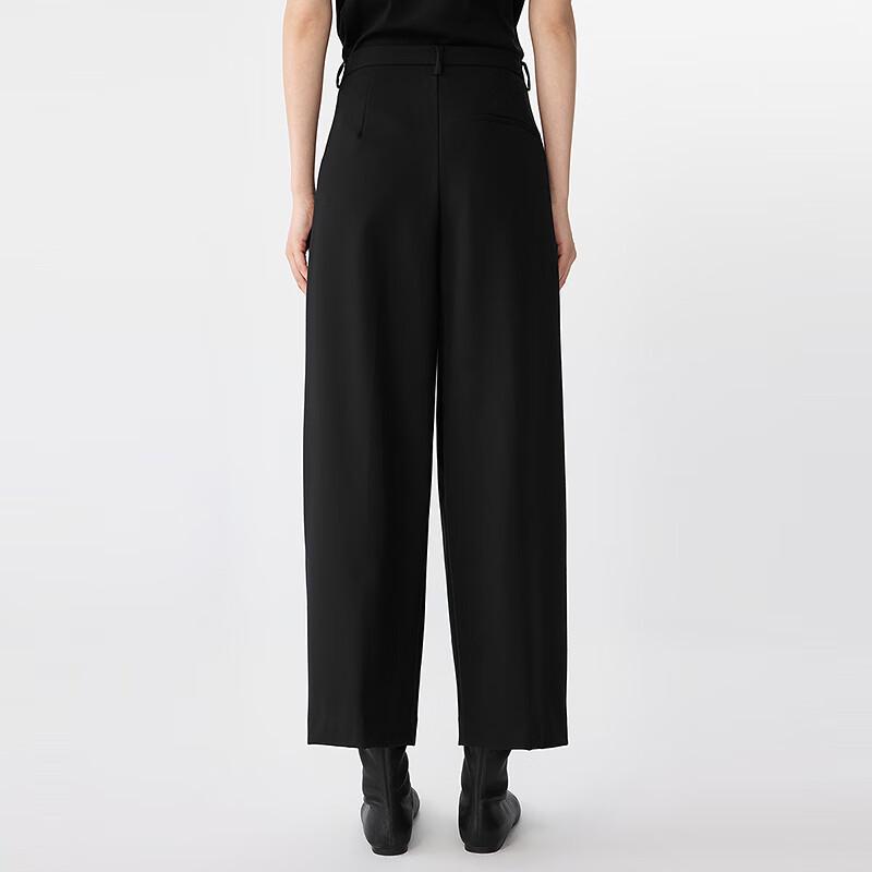 JNBY 2025 Summer New Loose Tapered Cropped Casual Pants