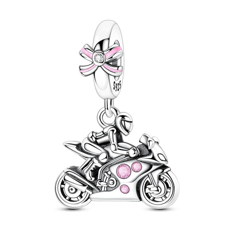 925 Silver Charms Beads Passport Dog Shoes Dangle Fit Bracelet Women Jewelry Gift DIY