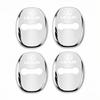 4PCS/Set Fashion Stainless Steel Car Covers Door Lock Protecting Cover For Lexus F SPORT ES RX NX LS UX LM LX GX LC RZ IS CT GS