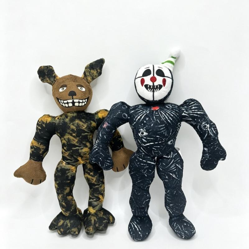 30cm FNAF Plüschtier Twisted Wolf DJ Music Man Five Nights At Freddy's Security Breach Kuscheltier Stofftier Plüschtier Sammlerstück Geschenk für Fans Kinder Erwachsene