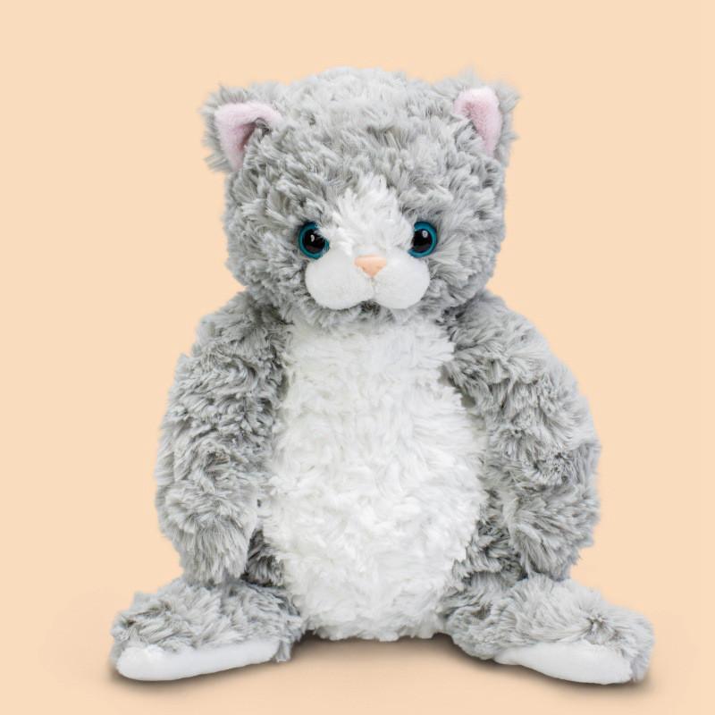 

Cat Plush Toy With Magnetic Sitting Posture For Gift And Decor GrayCat,30cm
