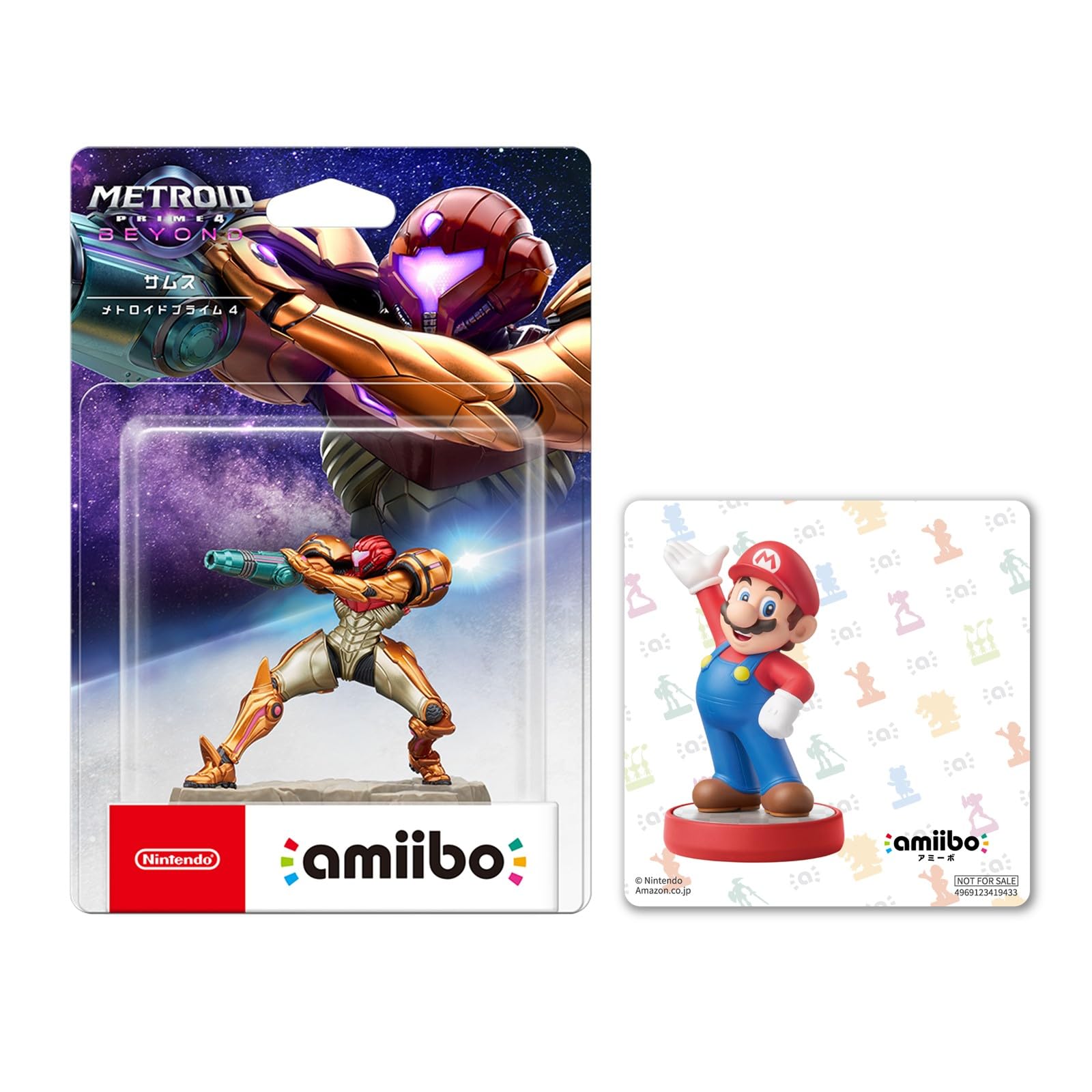 amiibo Samus Prime Bonus Original Sticker Included [Metroid 4] (Metroid Series)