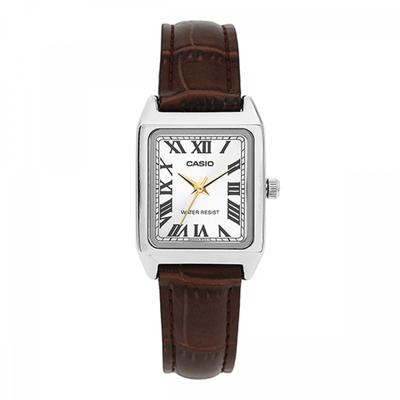 Ltp V007l 9budf  Ltp V007l 9b  Analog Square Sat Student Women S Leather Watch