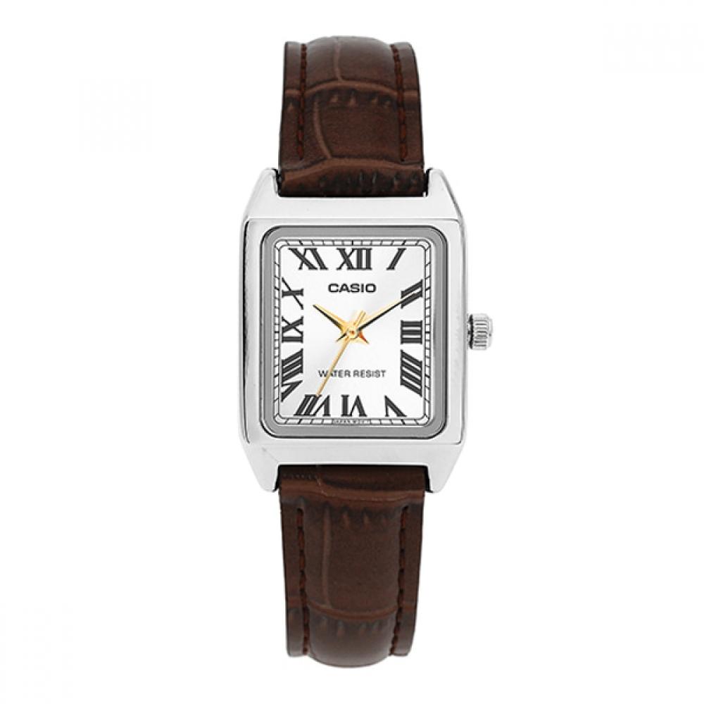 

CaSio Ltp V007l 9budf Ltp V007l 9b Analog Square Sat Student Women S Leather Watch LTP-V007L-9BUDF