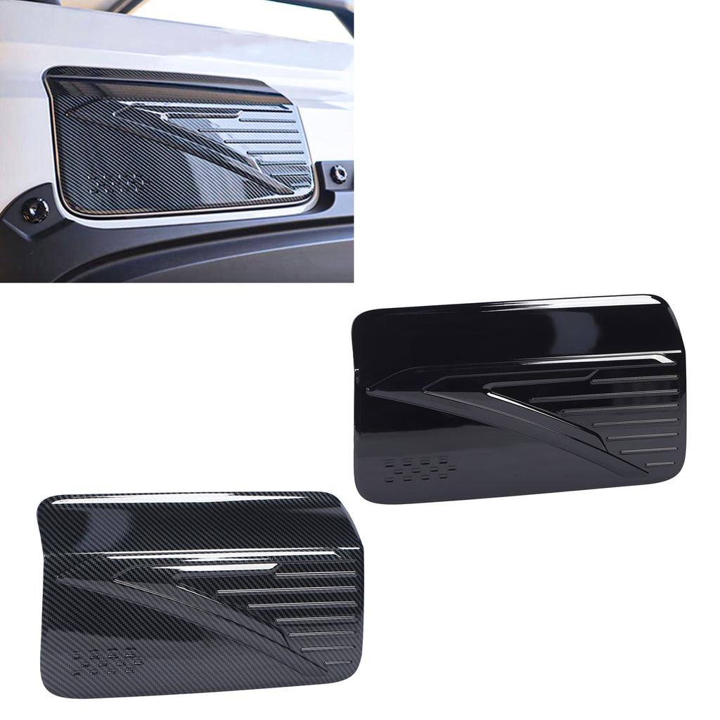 Car Fuel Tank Cover Trim Abrasion Resistant Gas Tank Door Trim Decoration Sticker for Triton L200 20