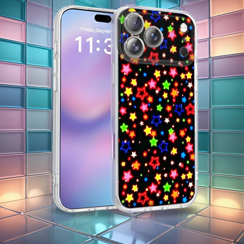 

Colorful Star For iPhone 17,12,11,14,13,15,16,Plus,Air,Pro,Max,E,Mini for Magsafe Magnetic Frosted Phone Case iPhone13mini