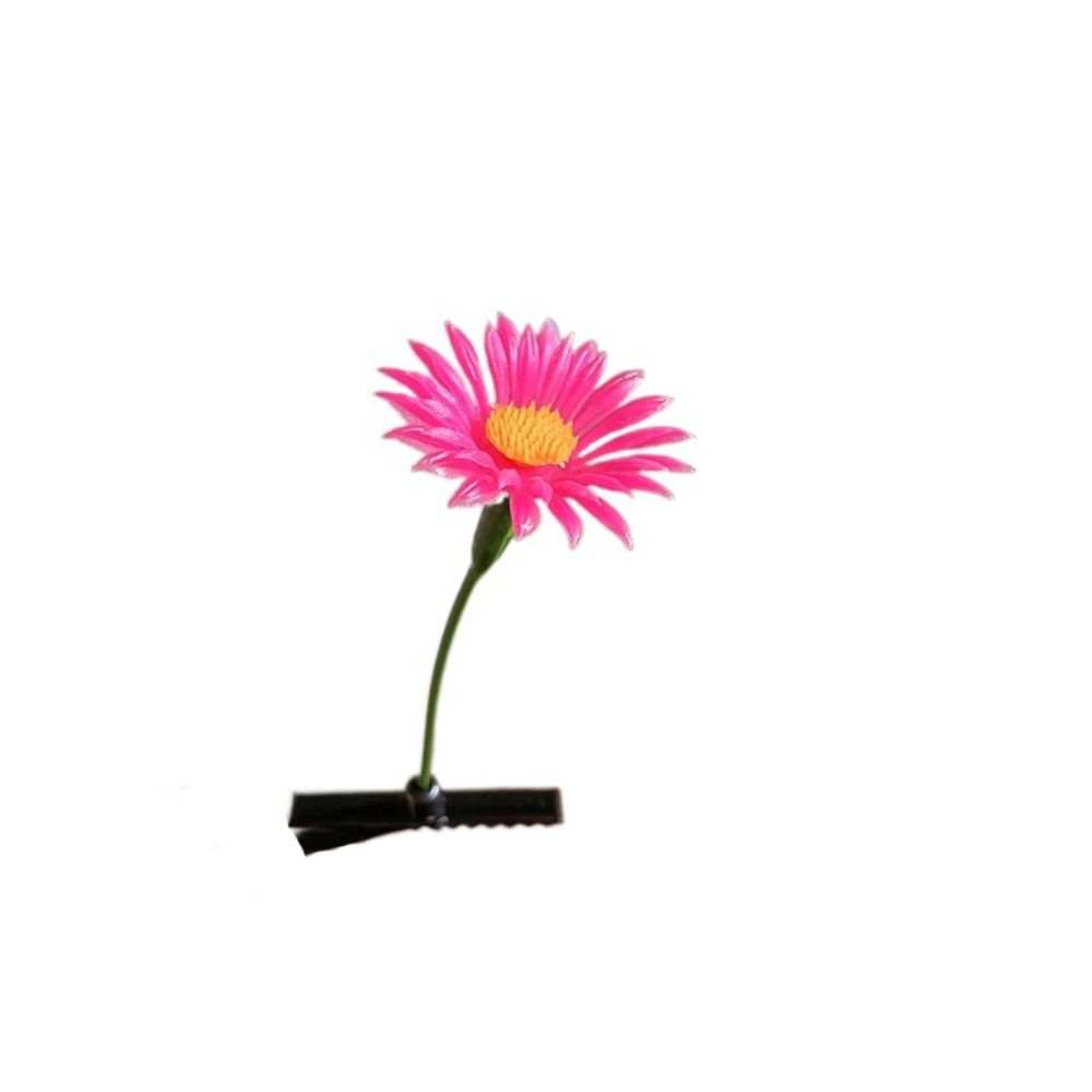 1Pair Cherry Bean Sprout Hair Clip Simulation Cartoon Duckbill Clips Flower Plant Hairpins Daily