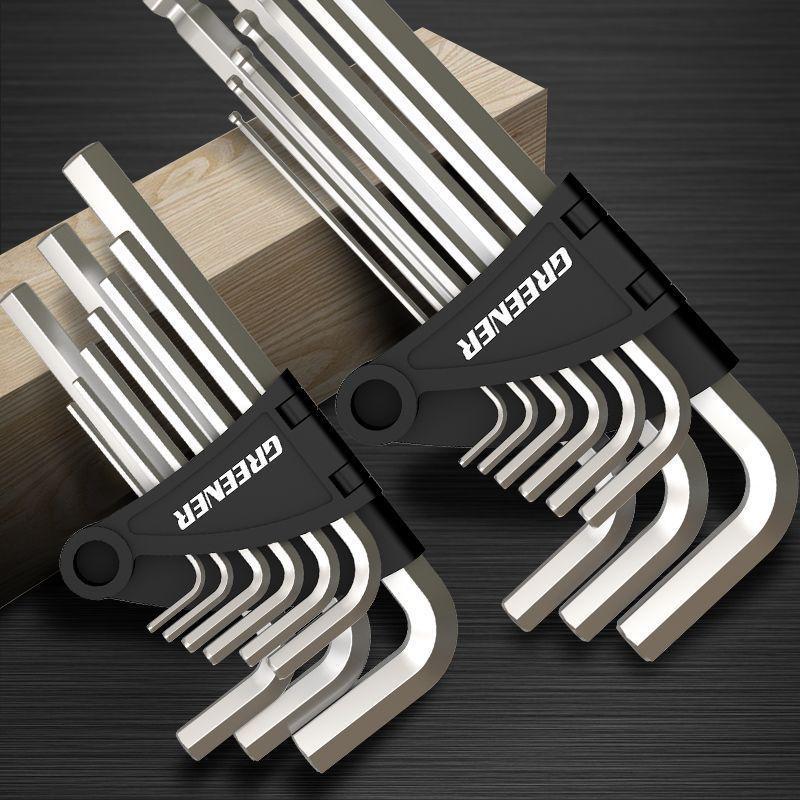 6-Sided Hex Wrench Set - Universal Automatic Hex Key Tools