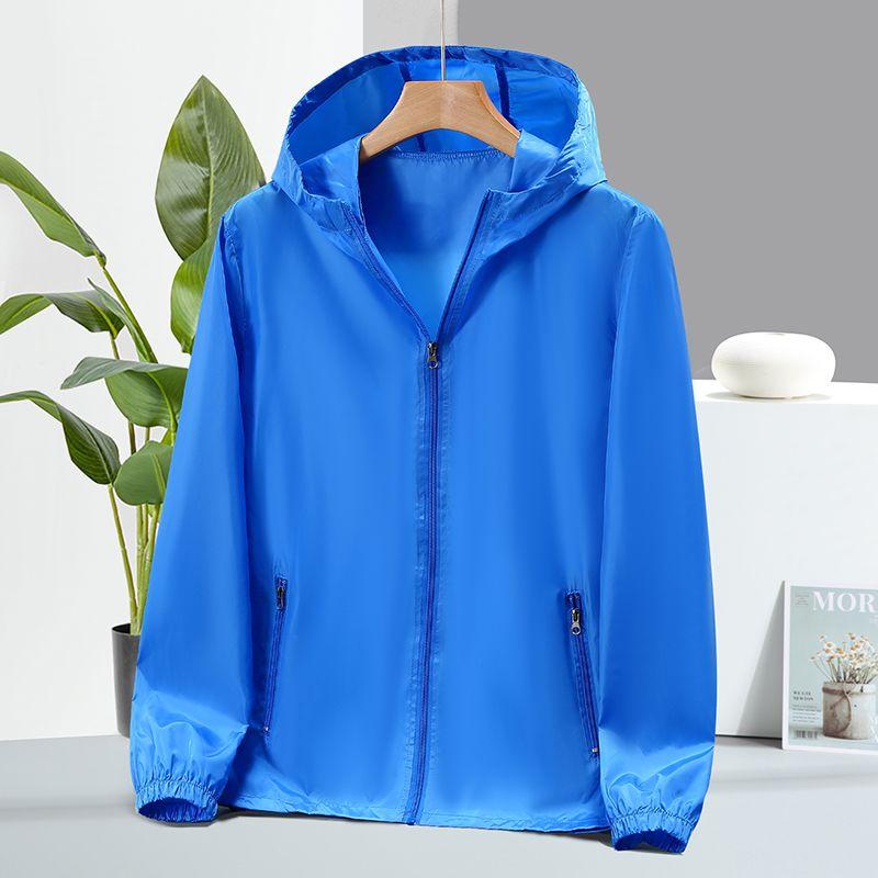 Sunscreen Coat Men's Outdoor Sportswear UV Protection Breathable Lightweight Jacket Men Windbreaker Anti-Uv Fishing Skin Clothes