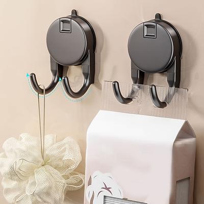 1 Stück Saugnapfhaken - Wasserdichte, abnehmbare wandmontierte Handtuchhalter für Küchen- und Badezimmeraufbewahrung, platzsparendes Design