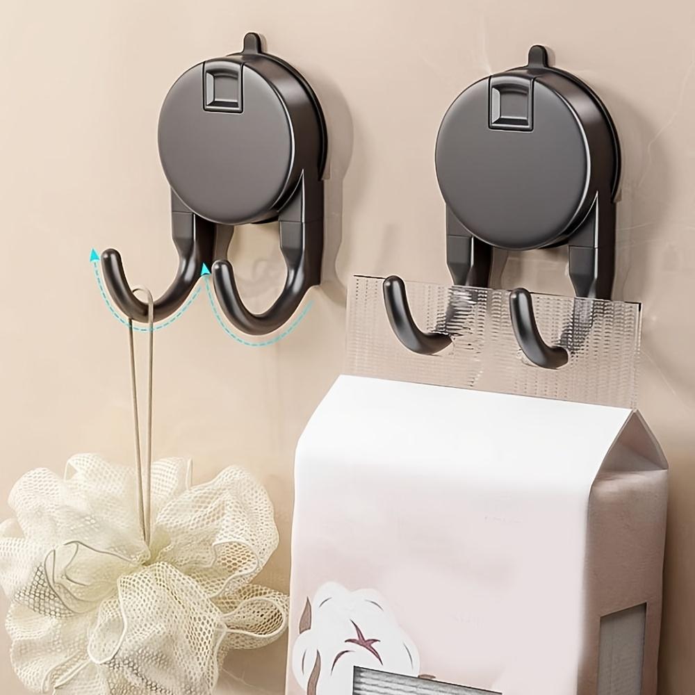 1 Stück Saugnapfhaken - Wasserdichte, abnehmbare wandmontierte Handtuchhalter für Küchen- und Badezimmeraufbewahrung, platzsparendes Design