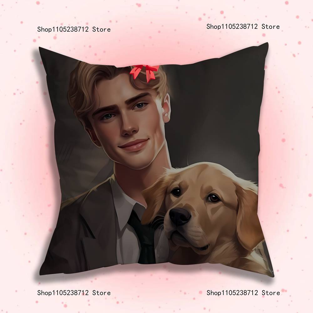 A-Aaron Warner S-Shatter Me Federa Cuscino Tessuto Peluche Morbida Federa Stampa Double Face Copricuscino Divano Coperta