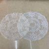 1pc Retro Style Lace Placemat,Embroidered Lace Three-dimensional Table Decoration,Flower Design Meal Mat Round Dining Decor