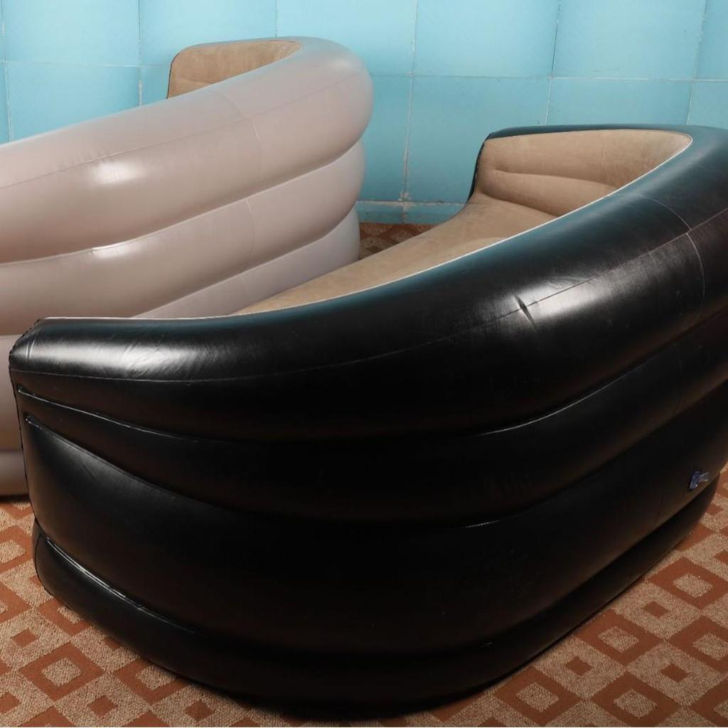 Portable Double Camping Sofa Bed: Outdoor Foldable Thickened Inflatable