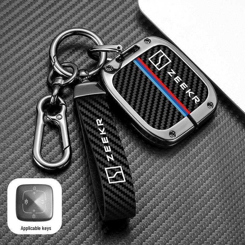 Zeekr 001 Bluetooth Key Case & Zeekr 009 Car Shell Buckle Bag for Men and Women (2023 ME Version)