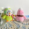 Cute Winter Christmas Scarf Penguin Plush Dolls Toys Keychain Bag Pendant Backpack Hanging Ornaments Keyring Girly Birthday Gift