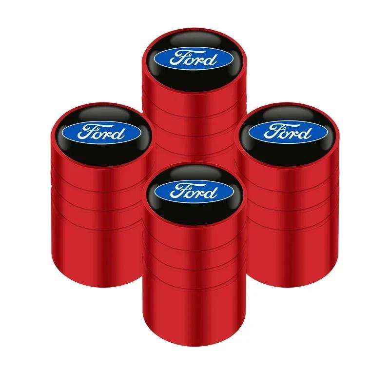 Adesivi per Auto 4pz Tappi Coprivalvole Pneumatici Auto per Ford focus Fiesta EcoSport ESCORT ranger fusion mondeo Mustang transit Accessori Auto