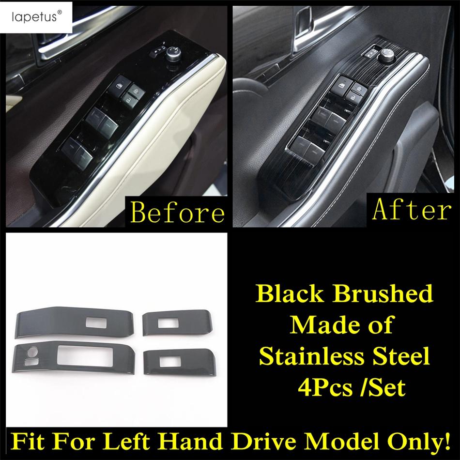 Car Door Armrest Window Glass Lift Switch Panel Control Frame Cover Trim For Toyota Highlander / Kluger  - 2025 Accessories