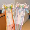 1 Pair Long Ribbon Hanfu Hair Clip Flowing Tassel Ribbon Bows Hairpin  Hanfu Dress Up