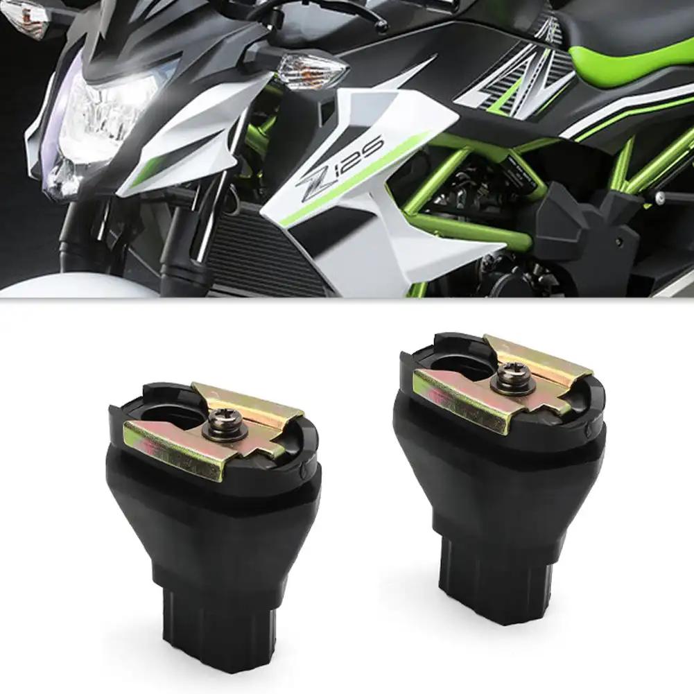 Adaptador de suporte de luz de seta de motocicleta para KAWASAKI NINJA 250 300 400 650 1000 ZX6R Z125 Z250 Z300 Z400 Z650 Z900 Z1000SX
