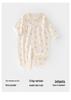 Korean Style Newborn Pure Cotton Autumn Lace Collar Long Sleeve Bodysuit