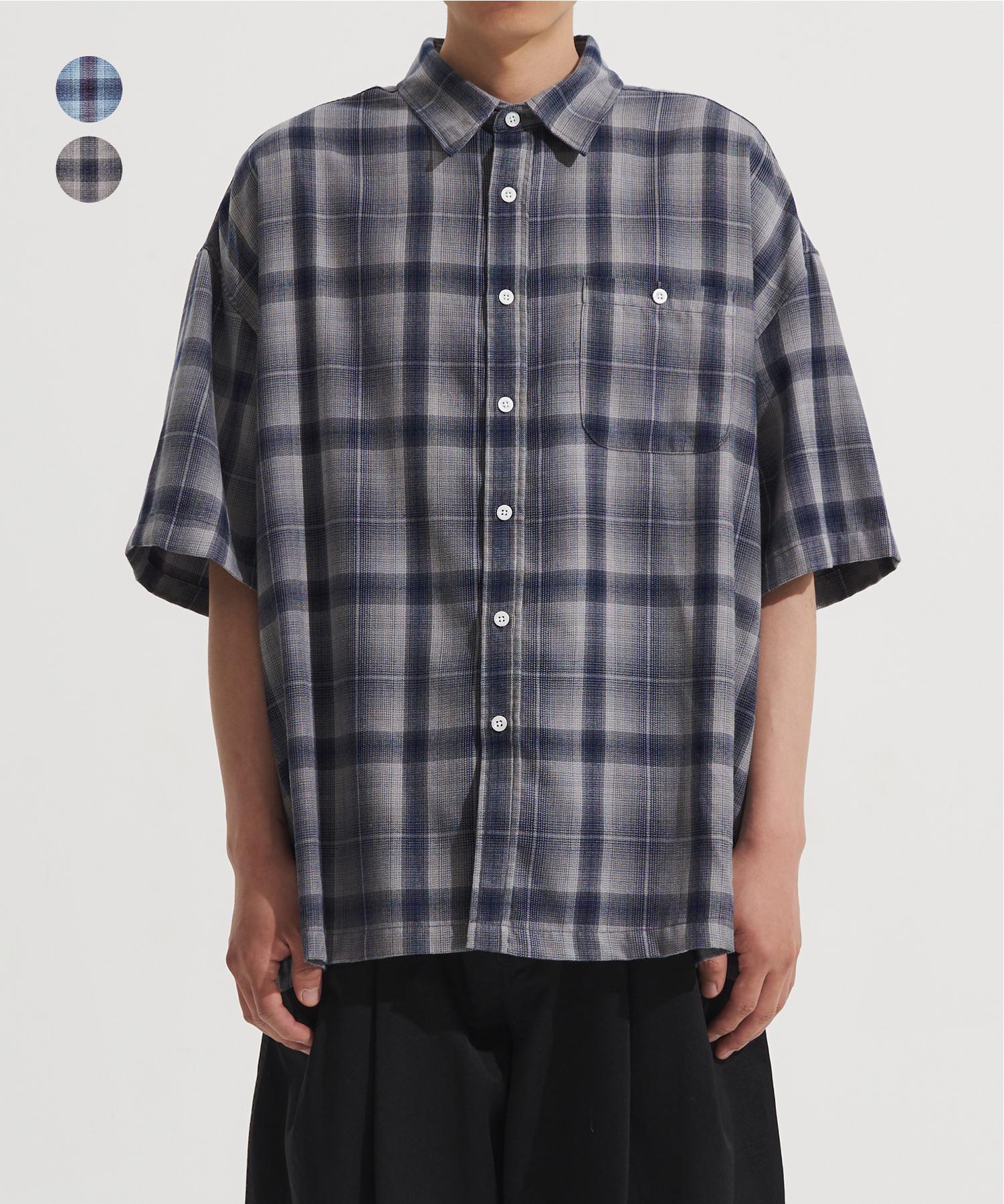 Zero Flannel Box Check Shirts [2 Colors] Charcoal/M