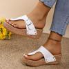 Fashion Women Sandals Platform Clip Toe Slippers Flip Flops Summer Wedges Fashion High Heels Shoes for Women New Trend Outdoor Sandals