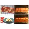 A25F-20-Piece French Pastry Mold Fish Jelly Rectangular Mold Gold Brick Cake Mold Baking Oven Home Use