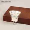 Gu10 Mr11 Mr16 Halogen Reflektor Tassenlicht Dickes Glas Halogen Wolfram Strahler Lampe Tasse 120V 220V 35W 50W Blase