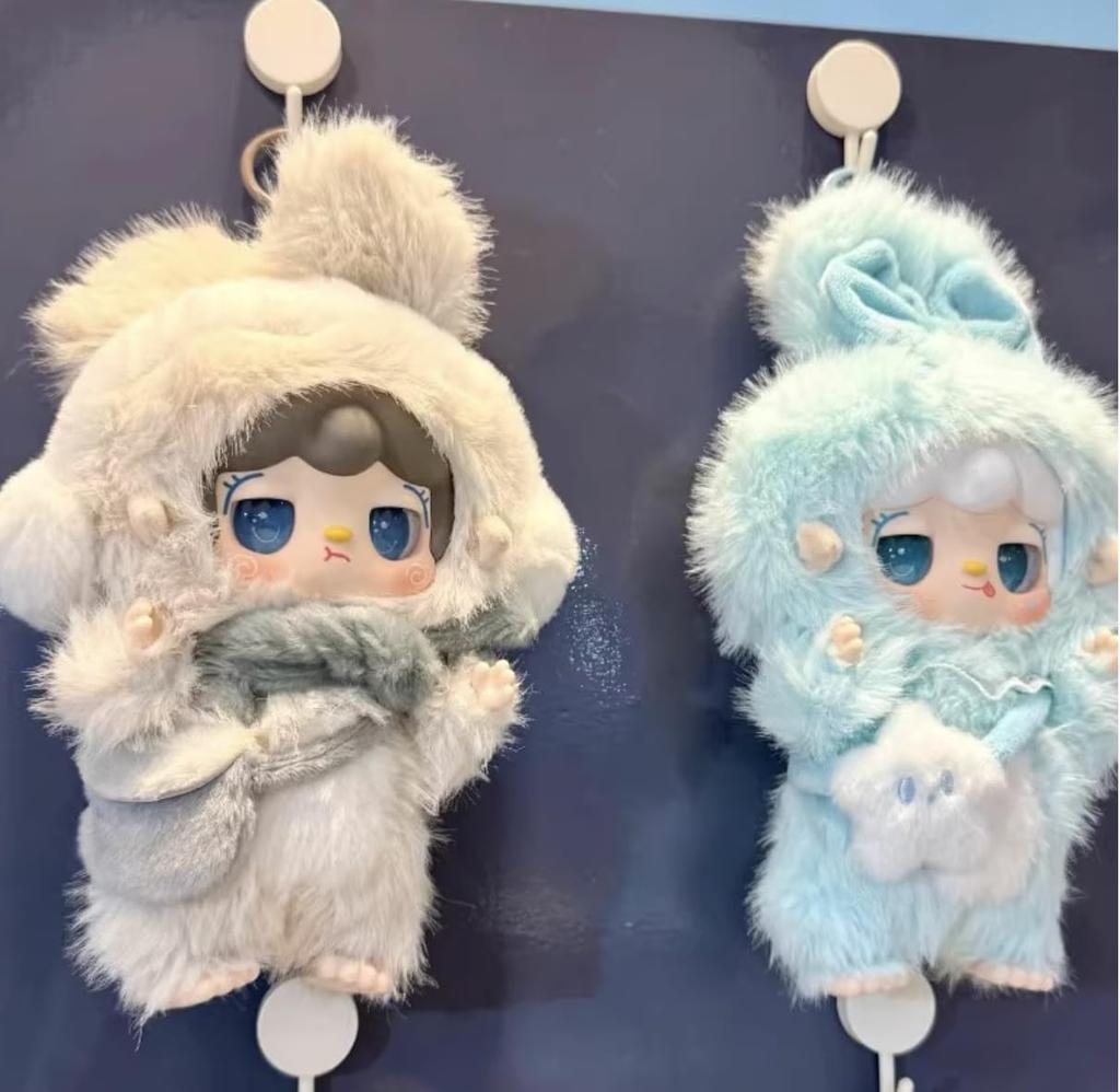 Yooki [Warm Rabbit] Plush Pendant Series [1 Piece] Gachapon Blind Box Figure Plastic Model Premium Soft Vinyl Toy Birthday Gift Original Character