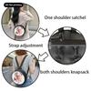 Beautiful Jellyfish Print Round Shoulder Bag Casual Messenger Bag for Woman Best Gifts 2D Flat Casual Daily Crossbody Bag